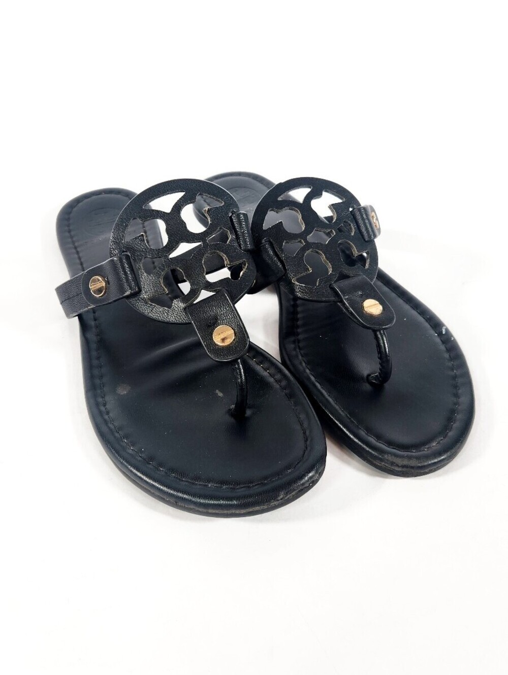 Tory Burch Black Slide Sandals Size 8.5